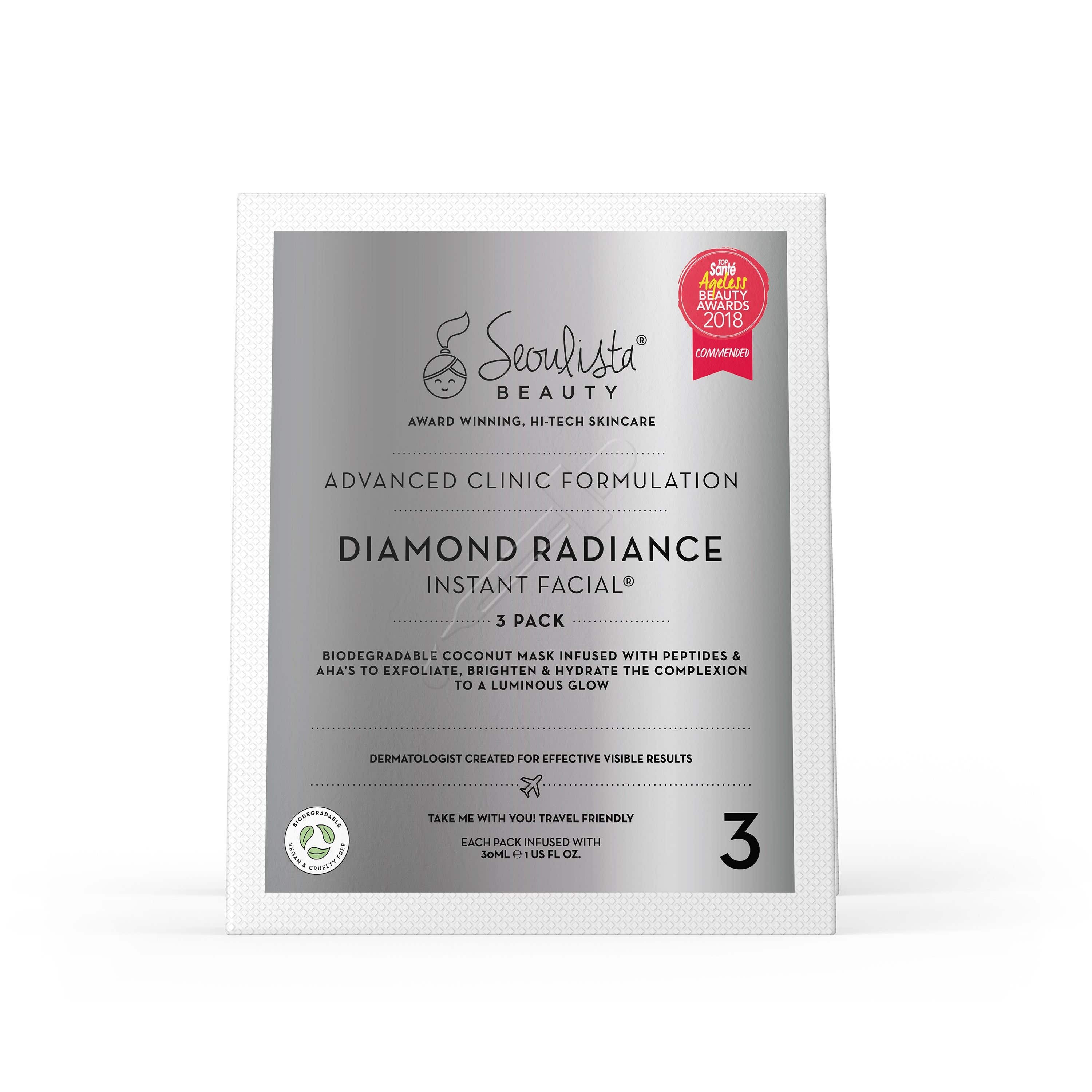 Seoulista Beauty® Diamond Radiance Instant Facial Multi Pack (3EA)